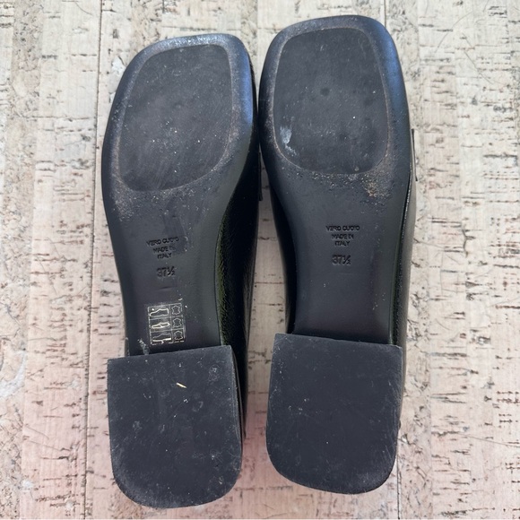 L’idea by Lori. Made in italy patent square toe loafers. - Picture 3 of 5